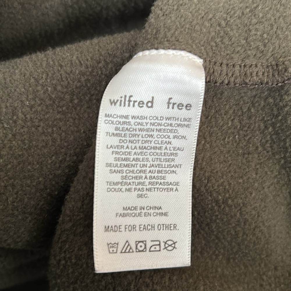 Wilfred Free Olive Green Sweatshirt Size XS - Picture 7 of 7